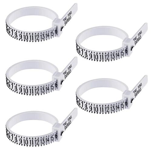 Fako Bijoux® - Ringmaat Meter - Ring Vinger Meetgereedschap, Sieraden, Tassen en Uiterlijk, Ringen, Verzenden