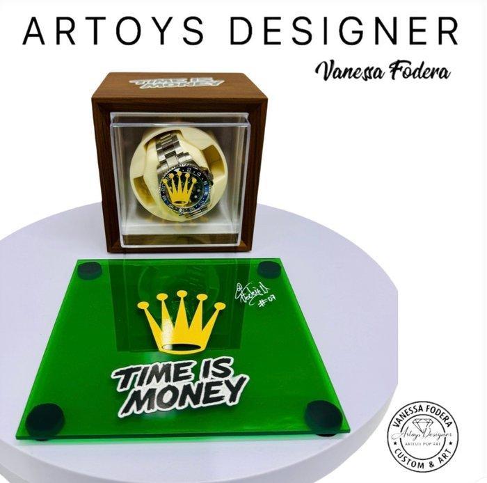 Vanessa Fodera (1981) - ROLEX - TIME IS MONEY ! / luxury, Antiek en Kunst, Kunst | Designobjecten