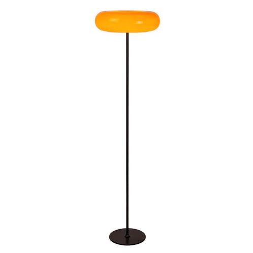 Oranje vloerlamp retro, Sentino, met schakelaar, Huis en Inrichting, Lampen | Vloerlampen, Nieuw, Glas, 150 tot 200 cm, Ophalen of Verzenden