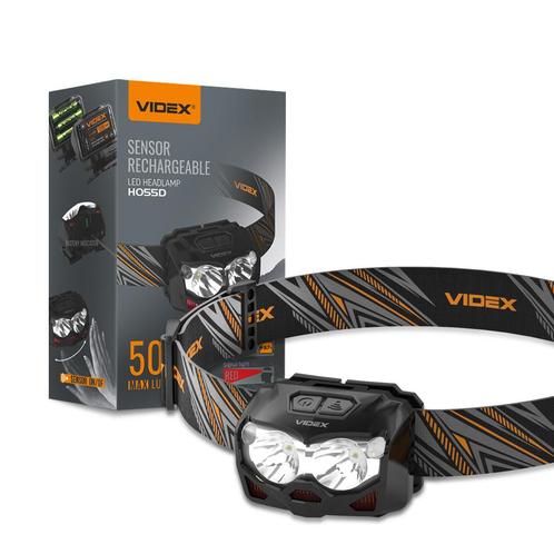 LED Hoofdlamp 10 watt Accu 500 Lumen Sensor Daglicht, Caravans en Kamperen, Zaklampen, Ophalen of Verzenden