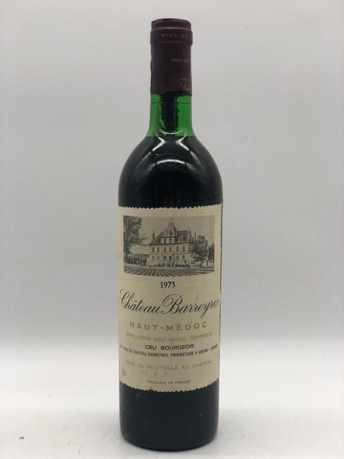 1 x 75cl Chateau Barreyres, Haut-Medoc 1975 (Bordeaux, rood), Verzamelen, Wijnen, Frankrijk, Rode wijn, Nieuw, Ophalen of Verzenden