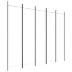 Kamerscherm 5-panelen 250x200cm Wit | Gebruikt | 40% Korting, Huis en Inrichting, Woonaccessoires | Kamerschermen, Ophalen of Verzenden