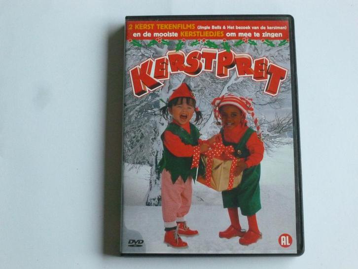 Kerstpret - 2 Kerst Tekenfilms / Kerstliedjes (DVD), Cd's en Dvd's, Dvd's | Kinderen en Jeugd, Zo goed als nieuw, Verzenden