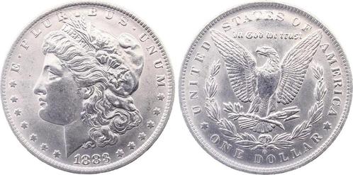 1 Dollar 1 Usa Dollar 1883 O New Orleans Ms64-65, Top zilver, Postzegels en Munten, Munten | Amerika, Verzenden