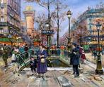 Wilma Lucas (1936-) - Metro Parisien - Grands Boulevards, Antiek en Kunst