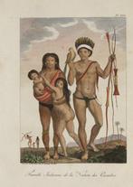 Stedman/Tardieu - Famille Indienne de la Nation des Caraïbes, Antiek en Kunst