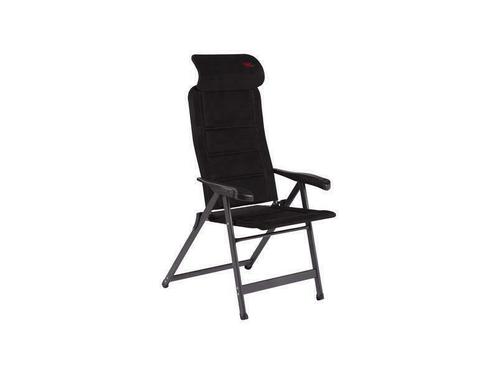 Crespo kampeer standen stoel ap-240 air-deluxe compact zwart, Caravans en Kamperen, Kampeeraccessoires, Nieuw