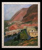 École Orientaliste (c. 1930) - Paysage de la Grande Canarie, Antiek en Kunst, Kunst | Schilderijen | Klassiek
