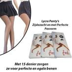 7-Paar voor 7 Dagen Lycra Panty’s Zijdezacht en met Perfecte, Verzenden, Nieuw