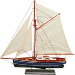 Zeilboot Model 58cm Blauw, Hobby en Vrije tijd, Modelbouw | Boten en Schepen, Ophalen of Verzenden, Nieuw