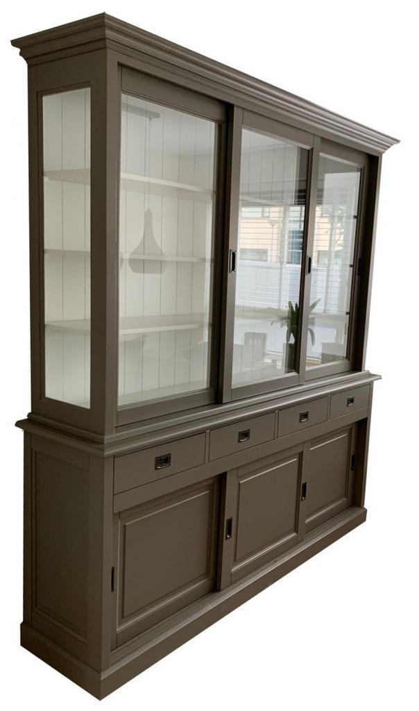 Buffetkast taupe Drunen 200cm soft close, Huis en Inrichting, Kasten | Buffetkasten, Ophalen of Verzenden