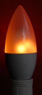Vuurlamp E14 Kaars model, Huis en Inrichting, Lampen | Losse lampen, Ophalen of Verzenden, Nieuw, Minder dan 30 watt, Led-lamp