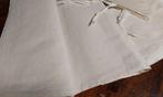 Laken (3) - 280 cm - 240 cm - Oude stoffen, Antiek en Kunst, Antiek | Kleden en Textiel