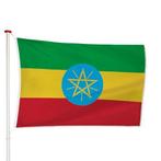 Ethiopische Vlag 40x60cm, Diversen, Vlaggen en Wimpels, Nieuw, Verzenden