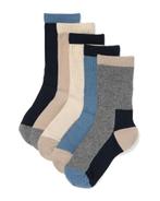 HEMA Kindersokken kleurblokken - 5 paar multicolor, Verzenden, Nieuw