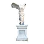 Engel - Nikè - op sokkel - stenen beeld - 165 cm - klassiek, Tuin en Terras, Ophalen of Verzenden, Nieuw
