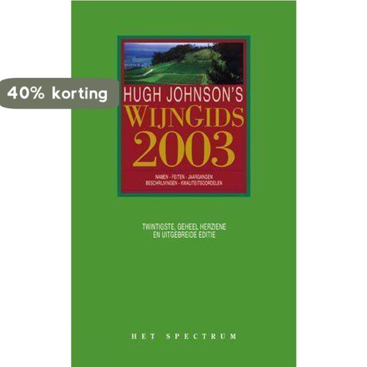 WIJNGIDS 2003 9789027478658 Hugh Johnson, Boeken, Kookboeken, Gelezen, Verzenden