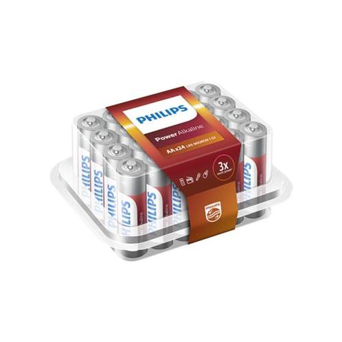 Philips Power Alkaline batterijen AAA 24-pack, Computers en Software, Printerbenodigdheden, Nieuw, Verzenden