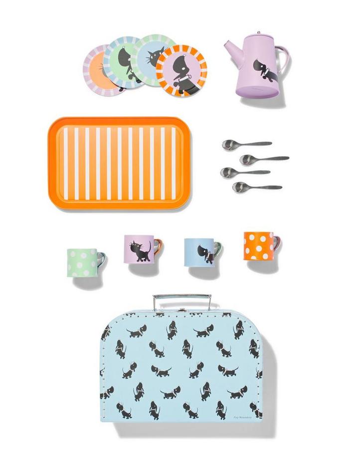 HEMA Takkie en Siepie speelgoed theeservies koffertje, Kinderen en Baby's, Speelgoed | Overig, Nieuw, Verzenden