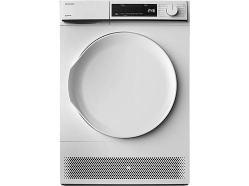 Sharp -  Condensdroger, Witgoed en Apparatuur, Wasdrogers, Minder dan 85 cm, 8 tot 10 kg, Voorlader, Nieuw, Condens, Verzenden