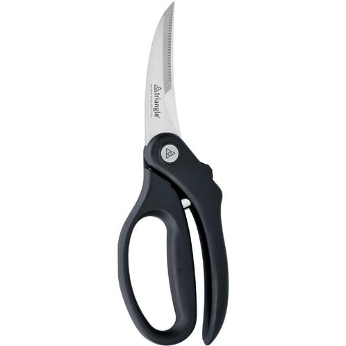 Triangle Gevogelteschaar - 10 cm - RVS met Zwart Polyamid..., Huis en Inrichting, Keuken | Keukenbenodigdheden, Nieuw, Ophalen of Verzenden