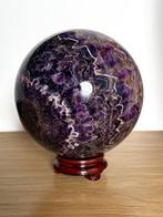 amethist Polished Large AAA Chevron Amethyst Sphere -