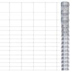 vidaXL Hek 50x1,6 m gegalvaniseerd staal zilverkleurig, Verzenden, Nieuw, IJzer, Minder dan 1 meter