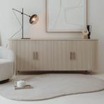 *WOONWINKEL* Tower Living Corbetta Lichtgrijs Dressoir Met R, Huis en Inrichting, Kasten | Dressoirs, Verzenden, Nieuw