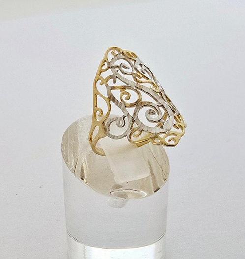 Zonder Minimumprijs - Ring - 14 karaat Geel goud, Witgoud -, Sieraden, Tassen en Uiterlijk, Ringen