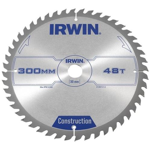Zaagblad Irwin 300 x 30mm x 48T ATB (Zaagbladen), Doe-het-zelf en Verbouw, Gereedschap | Machine-onderdelen en Toebehoren, Nieuw