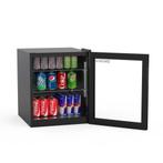 Zwarte Minibar met Glasdeur - 48 Liter - 430x480x510mm, Zakelijke goederen, Ophalen of Verzenden, Koelen en Vriezen, Nieuw in verpakking