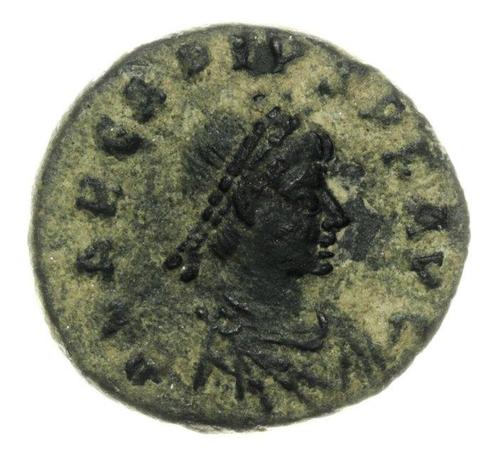 Romeinse Rijk. Arcadius (383-408 n.Chr.). Nummus, Postzegels en Munten, Munten | Europa | Niet-Euromunten