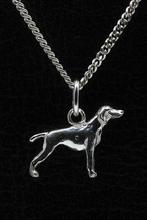 Zilveren Weimaraner korthaar ketting hanger - klein, Verzenden, Nieuw