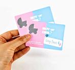 10 gender reveal armbanden Its a Girl en Its a Boy, Hobby en Vrije tijd, Feestartikelen, Verzenden, Nieuw, Versiering, Geboorte of Huwelijk