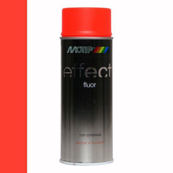 Motip Deco Effect Fluorescent Rood-Oranje 400 ml, Doe-het-zelf en Verbouw, Verf, Beits en Lak, Nieuw, Ophalen of Verzenden