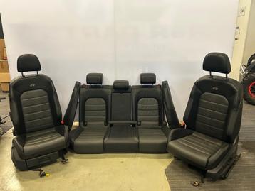 Interieur - VW Golf 7 5G - R-LINE - Leder Grijs   Zwart... beschikbaar voor biedingen