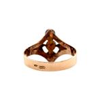 Roségouden ring met zirkonia 14 krt, Sieraden, Tassen en Uiterlijk, Ringen, Ophalen of Verzenden, Nieuw