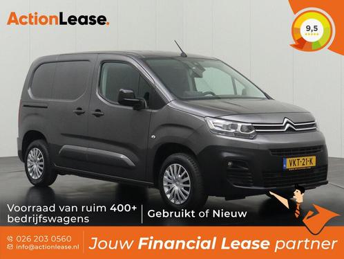Citroën Berlingo L1 H1 2021 €160 per maand, Auto's, Bestelauto's, Onderhoudsboekje, Lease, Zwart, Handgeschakeld, Financial lease
