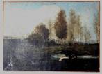 Scuola francese (XIX), firmato A. Vollon - Paesaggio, Antiek en Kunst, Kunst | Schilderijen | Klassiek