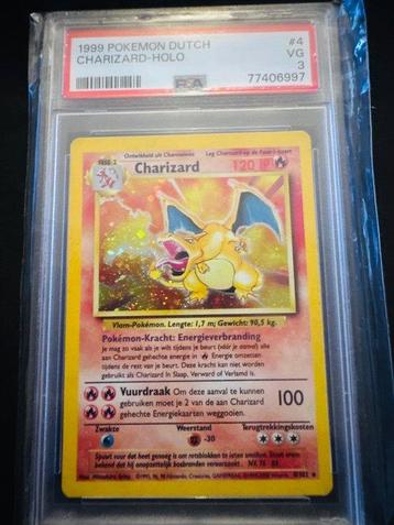 Pokémon - 1 Graded card - Charizard #4 Foil, Holo - PSA 3 - beschikbaar voor biedingen
