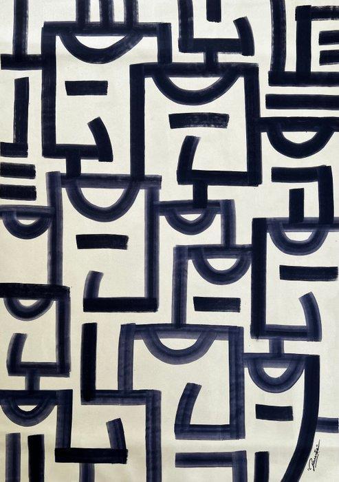 Bamèr - The time has come - (XL), (unique work), Antiek en Kunst, Kunst | Schilderijen | Modern