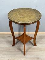 Bijzettafel - Hout, Koper - Rokerstafel