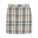 Patrizia Pepe • geruite beige mini rok • 40 (IT46), Maat 38/40 (M), Verzenden, Beige, Nieuw