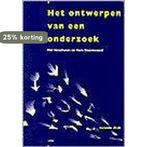 ONTWERPEN VAN EEN ONDERZOEK DR 2 9789051897074 P. Verschuren, Verzenden, Gelezen, P. Verschuren
