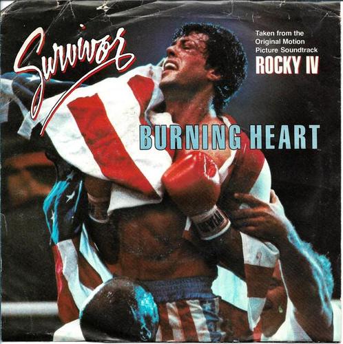 Single - Survivor - Burning Heart (rocky), Cd's en Dvd's, Vinyl | Filmmuziek en Soundtracks, Verzenden