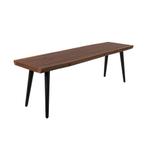 *WOONWINKEL* Dutchbone Alagon Houten Eetkamerbank 140 Cm, Verzenden, Nieuw, Hout