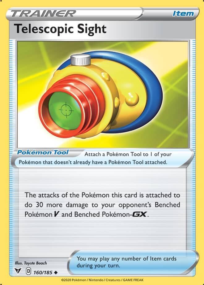 Telescopic Sight 160/185 Vivid Voltage, Hobby en Vrije tijd, Verzamelkaartspellen | Pokémon, Losse kaart, Nieuw, Foil, Ophalen of Verzenden