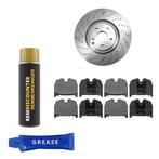 Voordeelset Remschijven + Remblokken MERCEDES SL 55 AMG voor, Verzenden, Nieuw