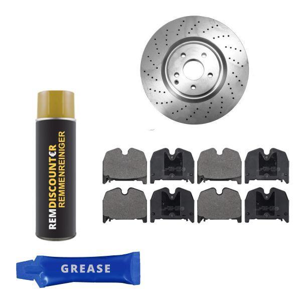 Voordeelset Remschijven + Remblokken MERCEDES SL 55 AMG voor, Auto-onderdelen, Klein materiaal, Nieuw, Verzenden