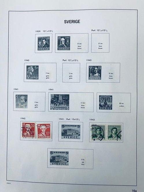 Zweden - Collectie Zweden Klassiek, daarbij, Postzegels en Munten, Postzegels | Amerika
